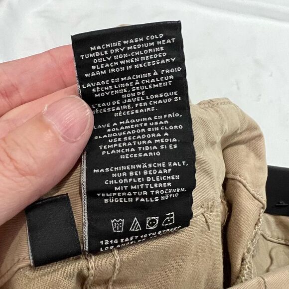 J Brand Inez Mid Rise Chino Khaki Pants Sz 25 NWT - Picture 7 of 10